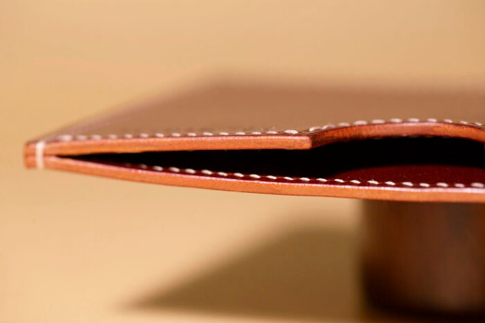 leather passport sleeve